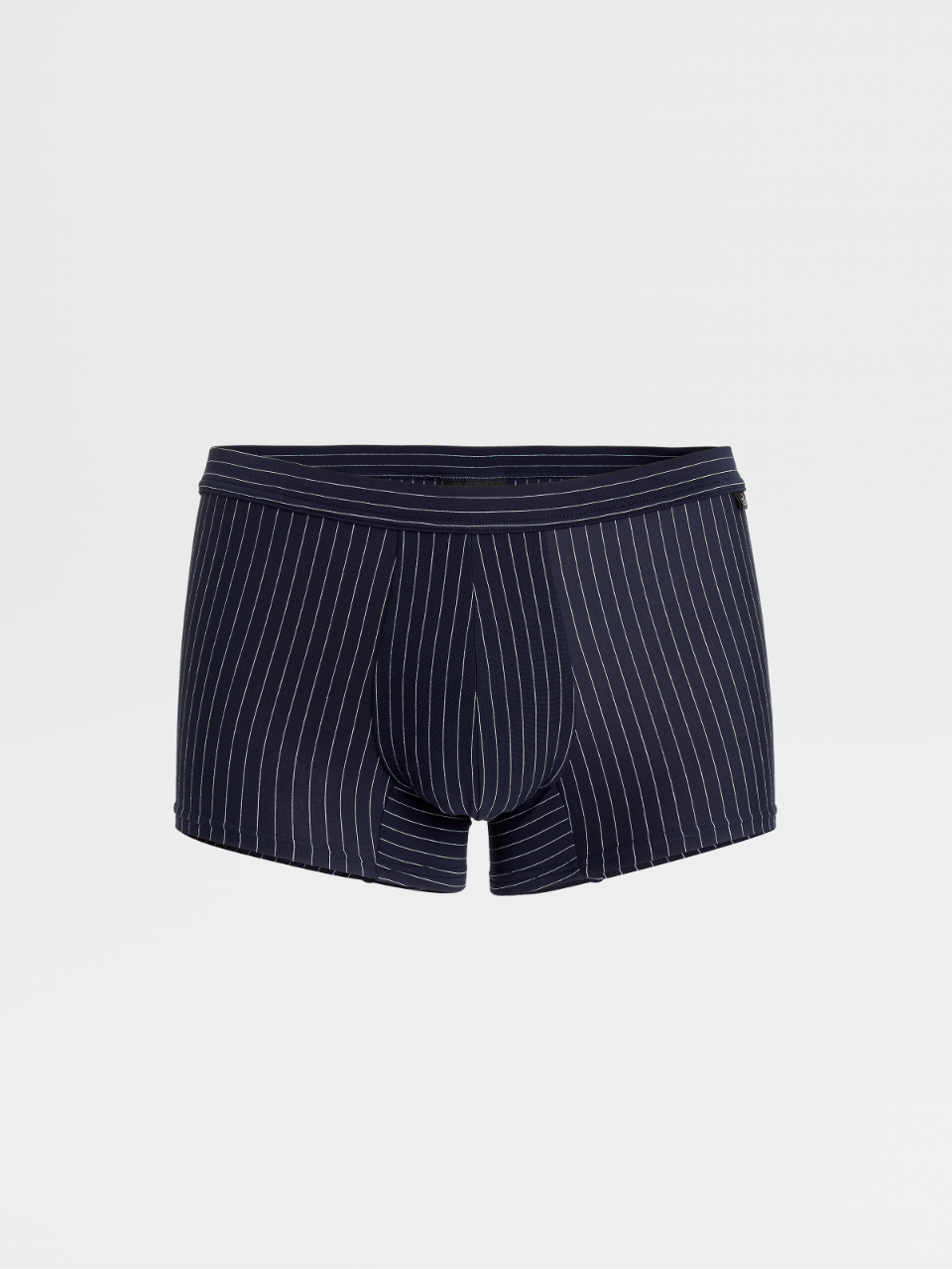 Blue Micromodal Jacquard Trunks